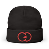 Cozy Embroidered Knit Beanie | Warm Winter Hat with Unique Design