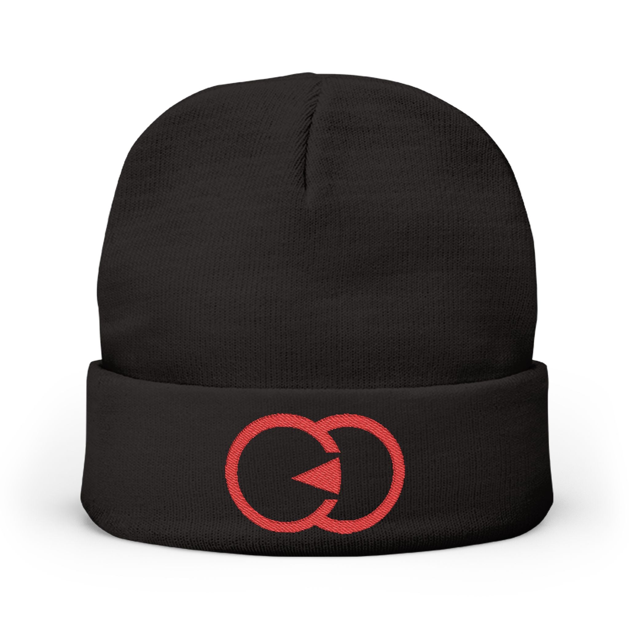 Cozy Embroidered Knit Beanie | Warm Winter Hat with Unique Design