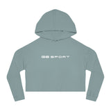 Stylish Women’s Cropped Hooded Sweatshirt - Perfect for Athleisure & Casual Wear