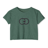 Minimalist Women's Festival Crop Top - Stylish Graphic Tee for Summer Events