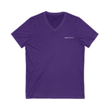 Unisex Sporty V-Neck Tee - Casual Comfort for Active Living