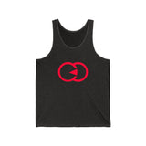 Unisex Jersey Tank Top with Graphic Loop Design - Perfect for Casual Outings or Gym Wear
