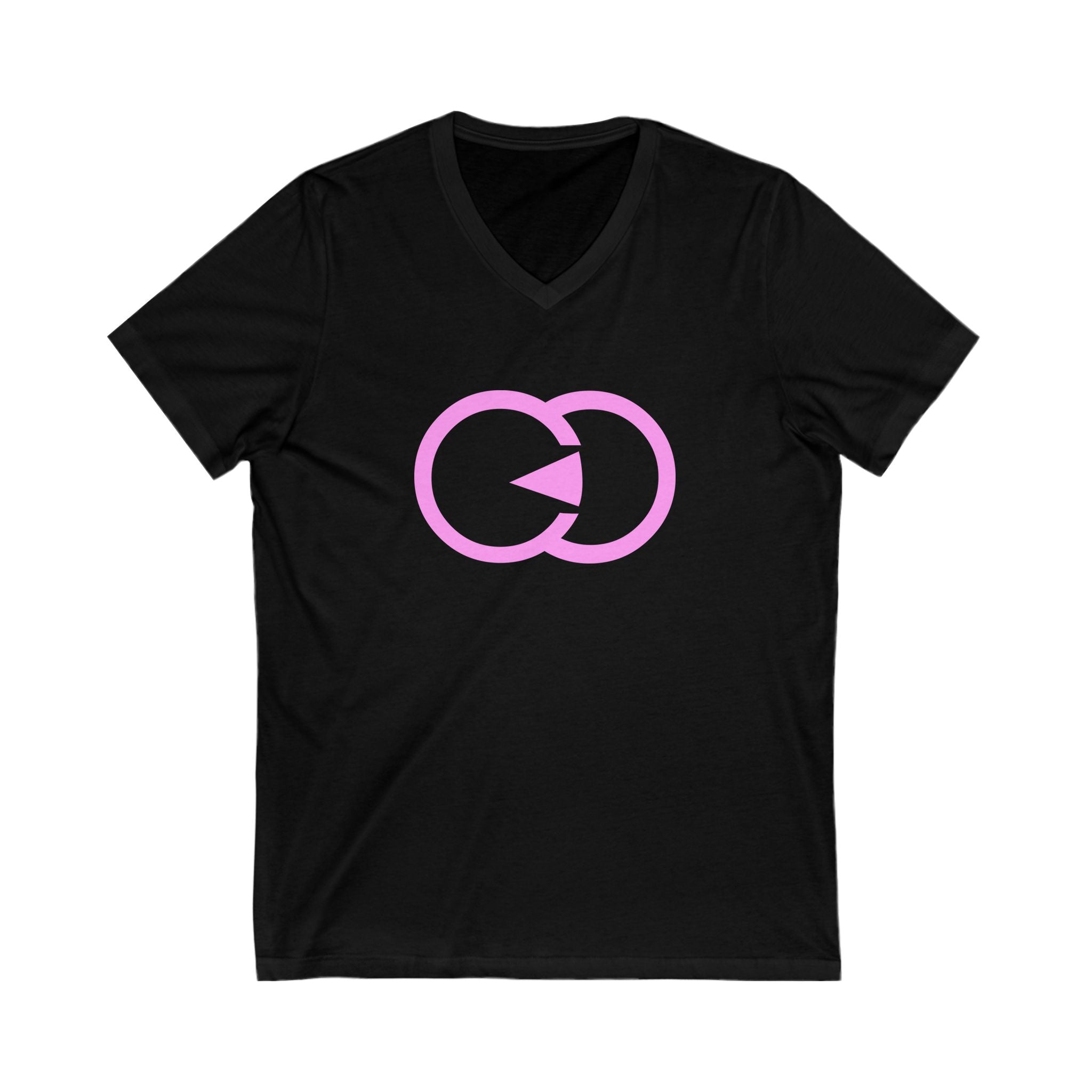 Minimalist Love Symbol Unisex V-Neck Tee