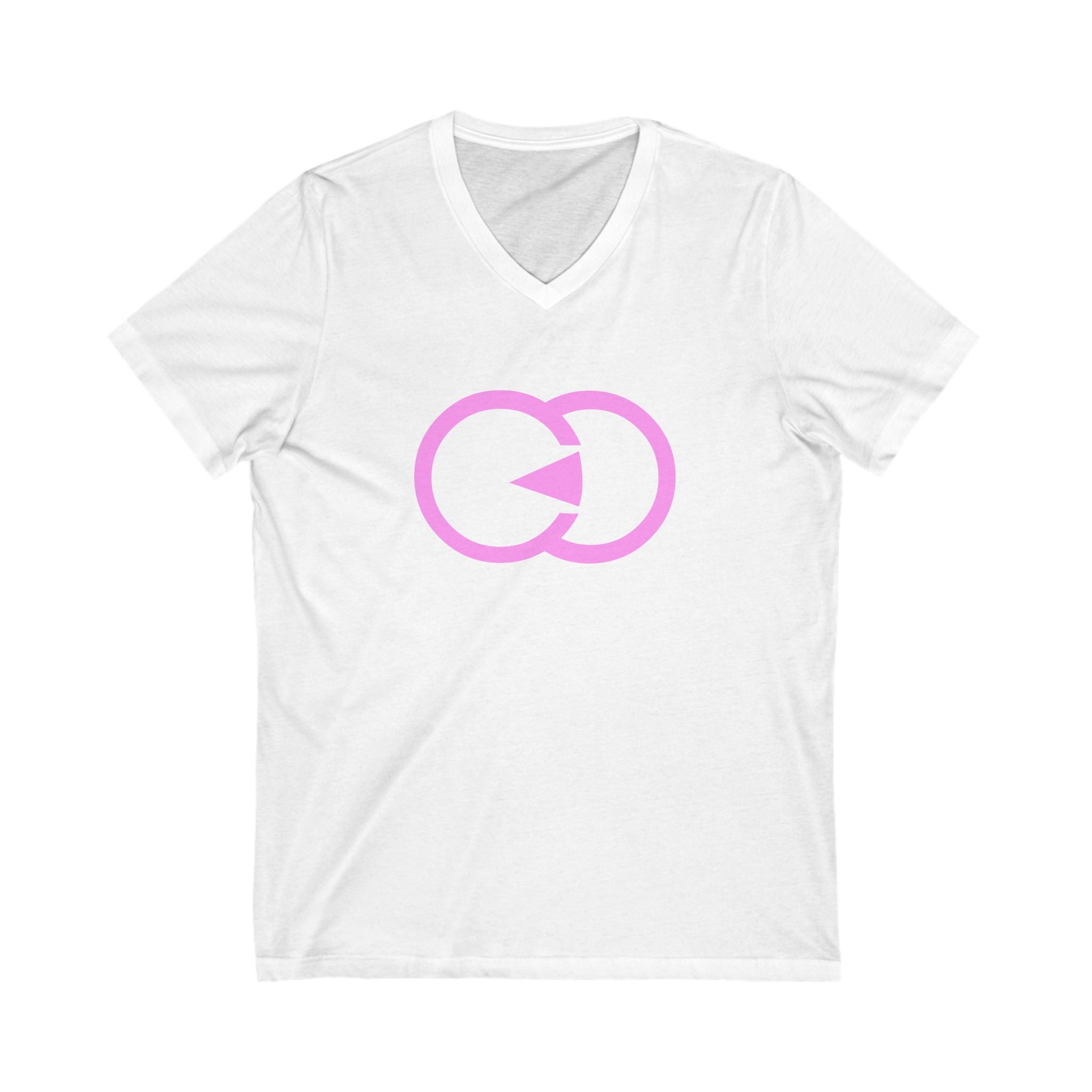 Minimalist Love Symbol Unisex V-Neck Tee