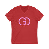 Minimalist Love Symbol Unisex V-Neck Tee