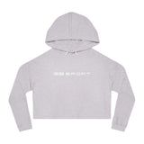 Stylish Women’s Cropped Hooded Sweatshirt - Perfect for Athleisure & Casual Wear