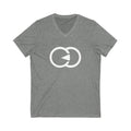Graphic V-Neck Tee - Modern Unity Design