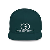 Stylish Flat Bill Snapback Cap - G8 Sport Logo