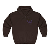 Unisex Heavy Blend Full Zip Hooded Sweatshirt - Cozy Casual Wear for All Occasions