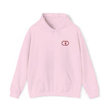 Minimalist Unisex Hooded Sweatshirt with Icon Logo