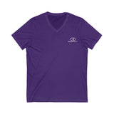 Casual Unisex V-Neck Tee - Perfect for Everyday Wear & Sporty Outings