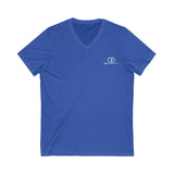 Casual Unisex V-Neck Tee - Perfect for Everyday Wear & Sporty Outings