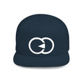 Minimalist Flat Bill Snapback Hat with Modern Design
