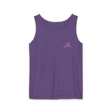 Unisex Garment-Dyed Tank Top - Soft White Casual Wear for Summer Adventures