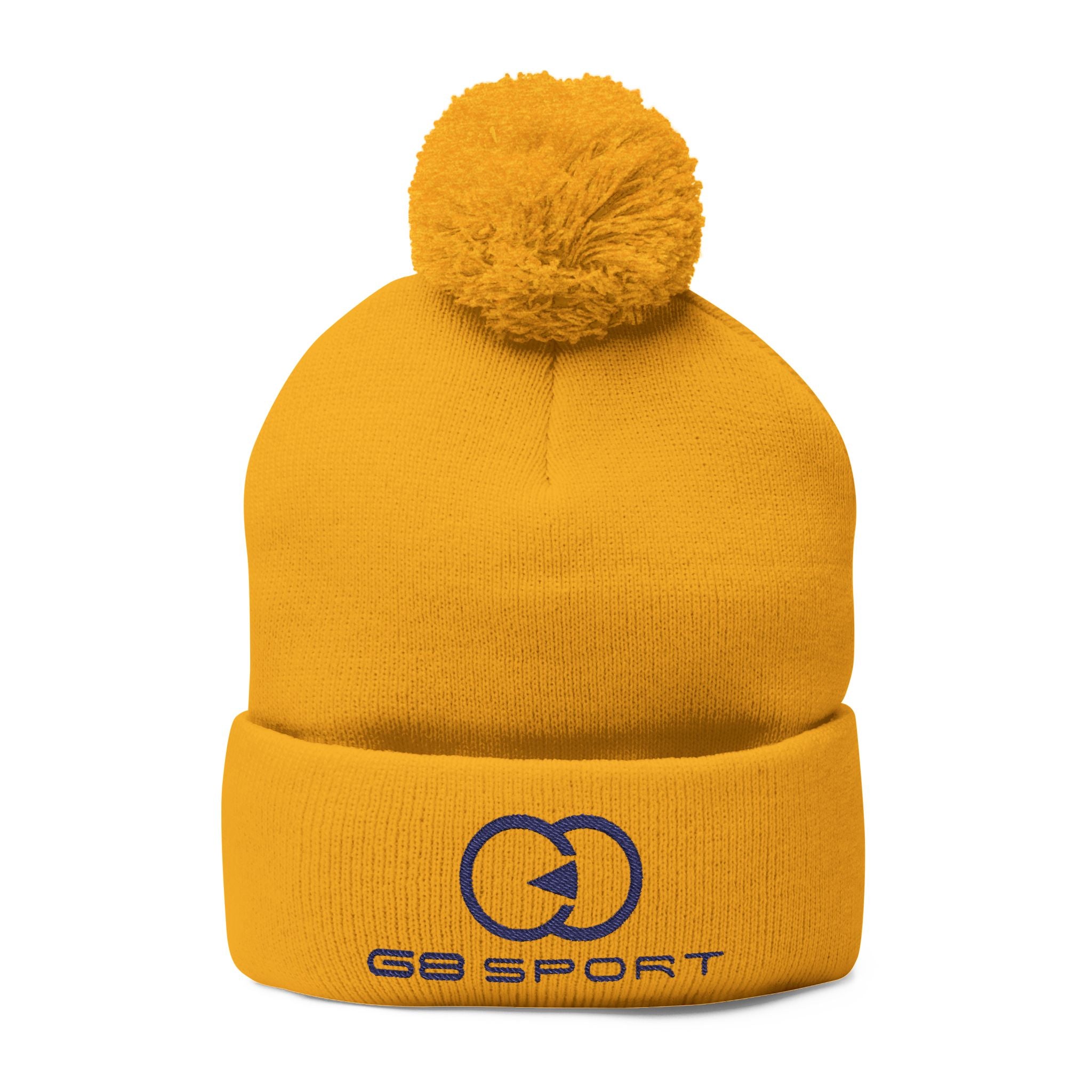 Cozy Pom-Pom Knit Cap - Stylish Winter Beanie for Sports Enthusiasts
