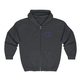 Unisex Heavy Blend Full Zip Hooded Sweatshirt - Cozy Casual Wear for All Occasions