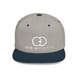 Stylish Flat Bill Snapback Cap - G8 Sport Logo