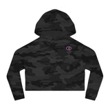 Chic Women's Cropped Hooded Sweatshirt - Stylish Comfort for Everyday Wear