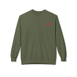 Unisex Midweight Fleece Crewneck Sweatshirt - Cozy Sport Style