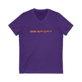 Sporty Unisex V-Neck Tee - GB Sport Style for Active Lifestyle
