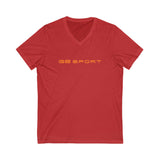 Sporty Unisex V-Neck Tee - GB Sport Style for Active Lifestyle
