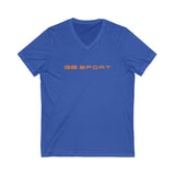 Sporty Unisex V-Neck Tee - GB Sport Style for Active Lifestyle