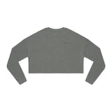 Women's Cropped Sweatshirt - Trendy Casual Layering Piece
