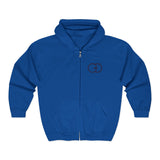 Unisex Full Zip Hoodie - Cozy Design for Casual Comfort