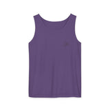 Casual Unisex Garment-Dyed Tank Top - Relaxed Summer Style