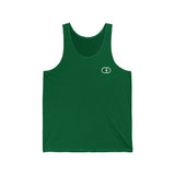 Minimalist Black Unisex Jersey Tank - Comfortable Casual Wear