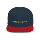 G8 Sport Flat Bill Snapback Cap - Stylish White Hat for Casual Wear