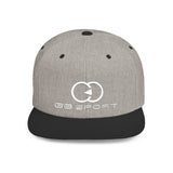 Stylish Flat Bill Snapback Cap - G8 Sport Logo