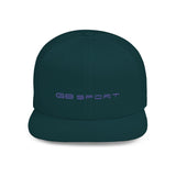 Stylish G8 Sport Flat Bill Snapback Cap - Trendy White Hat for Sport and Casual Wear