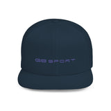 Stylish G8 Sport Flat Bill Snapback Cap - Trendy White Hat for Sport and Casual Wear