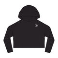 Chic Women's Cropped Hooded Sweatshirt - Perfect for Casual Outings & Relaxation
