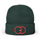 Cozy Embroidered Knit Beanie | Warm Winter Hat with Unique Design