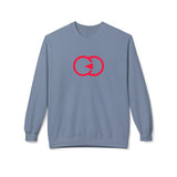 Softstyle Unisex Crewneck Sweatshirt with Modern Graphic Logo