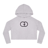 Women's Cropped Hooded Sweatshirt - Chic & Stylish Layering Essential