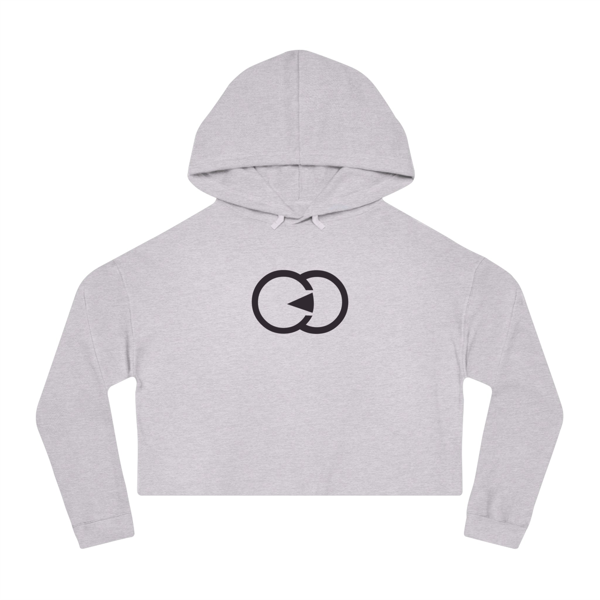 Women's Cropped Hooded Sweatshirt - Chic & Stylish Layering Essential