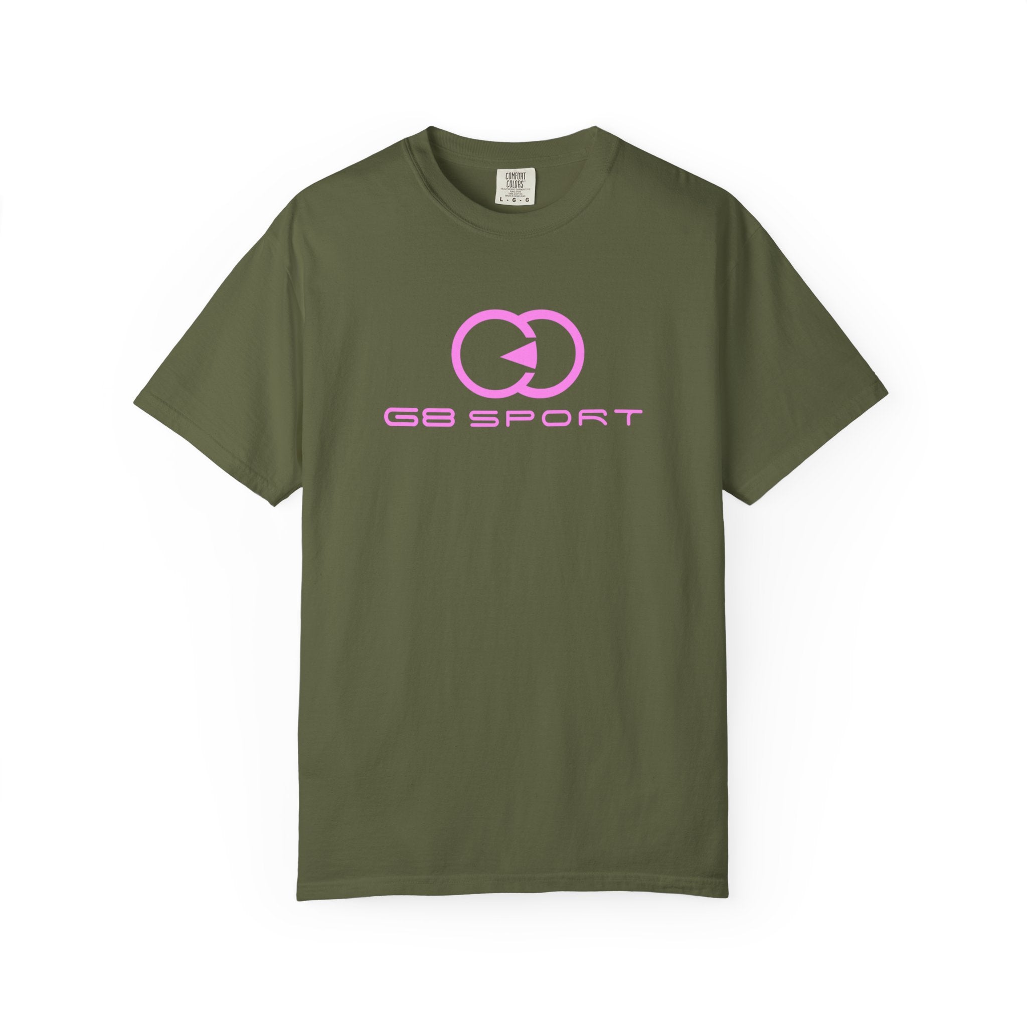 Unisex Garment-Dyed T-Shirt with G8 Sport Logo - Casual Wear for Athletes & Fitness Enthusiasts