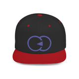 Stylish Flat Bill Snapback Hat with Bold Graphic Design