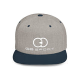 Stylish Flat Bill Snapback Cap - G8 Sport Logo