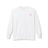 Unisex Softstyle Fleece Crewneck Sweatshirt - Trendy Pink Design