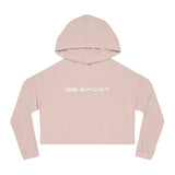 Stylish Women’s Cropped Hooded Sweatshirt - Perfect for Athleisure & Casual Wear