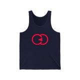 Unisex Jersey Tank Top with Graphic Loop Design - Perfect for Casual Outings or Gym Wear