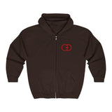 Cozy Unisex Full Zip Hooded Sweatshirt - Perfect for Casual Wear