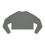 Chic Women's Cropped Sweatshirt - Trendy & Comfortable