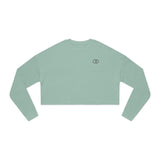 Cozy Women's Cropped Sweatshirt - Fashionable and Comfy Casual Wear