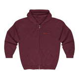Unisex Heavy Blend Full Zip Hoodie - Comfortable & Stylish Sporty Design