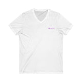 Unisex Sporty V-Neck Tee - Comfortable Jersey Shirt for Active Lifestyle